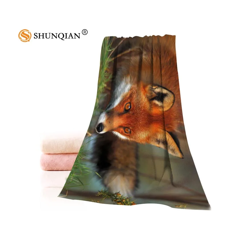 

Fox Animals Towels Microfiber Bath Towels Travel,Beach,Face Towel Custom Creative Towel Size 35X75cm And 70X140cm A7.24