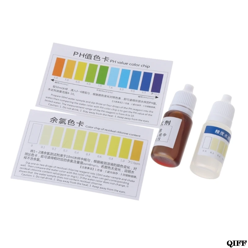 

Practical pH A2O Water pH OTO Dual Test Kit with Test Card for 100-125 tests