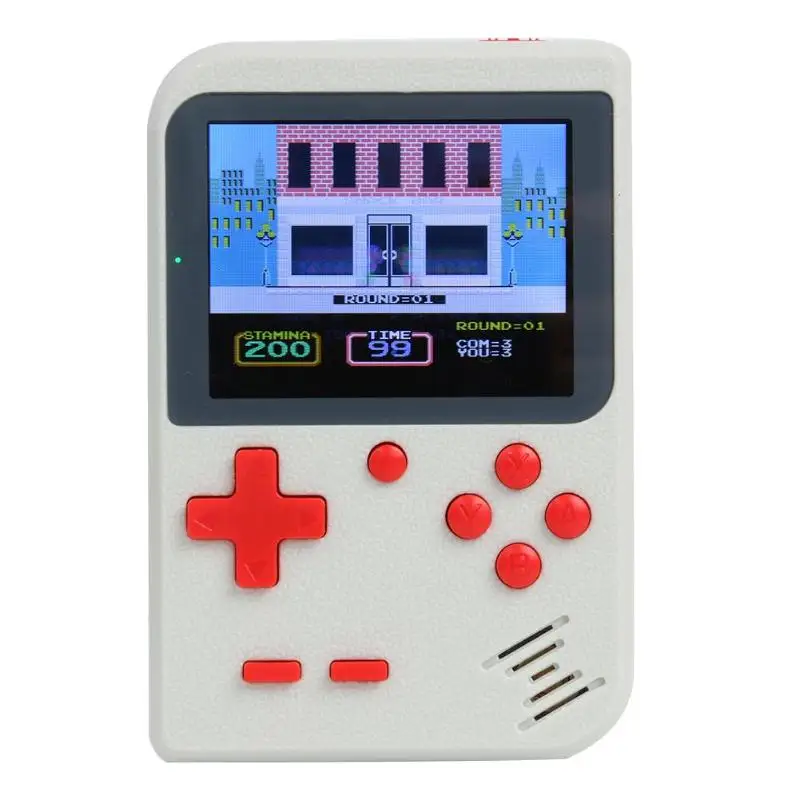 White A GC26 игровая консоль Ретро портативная игровая консоль и геймпад встроенные 500 игр 3-дюймовый TFT Дисплей ностальгия детей 128 м - Цвет: White A