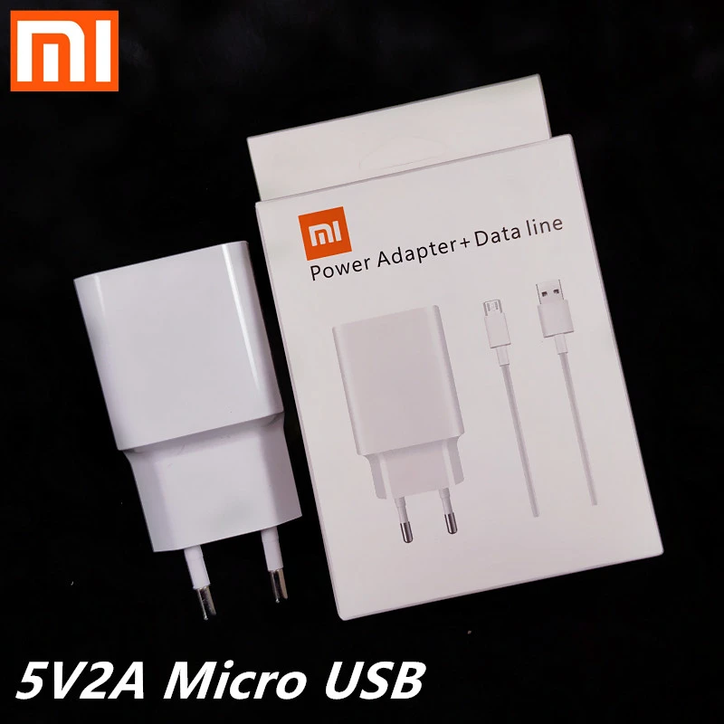 65 watt fast charger Original xiaomi charger 10W EU Adapter 5v2A USB POWER adapter For xiaomi 6X 5 4X 4C A2  Redmi note 7 Pro 65 w charger
