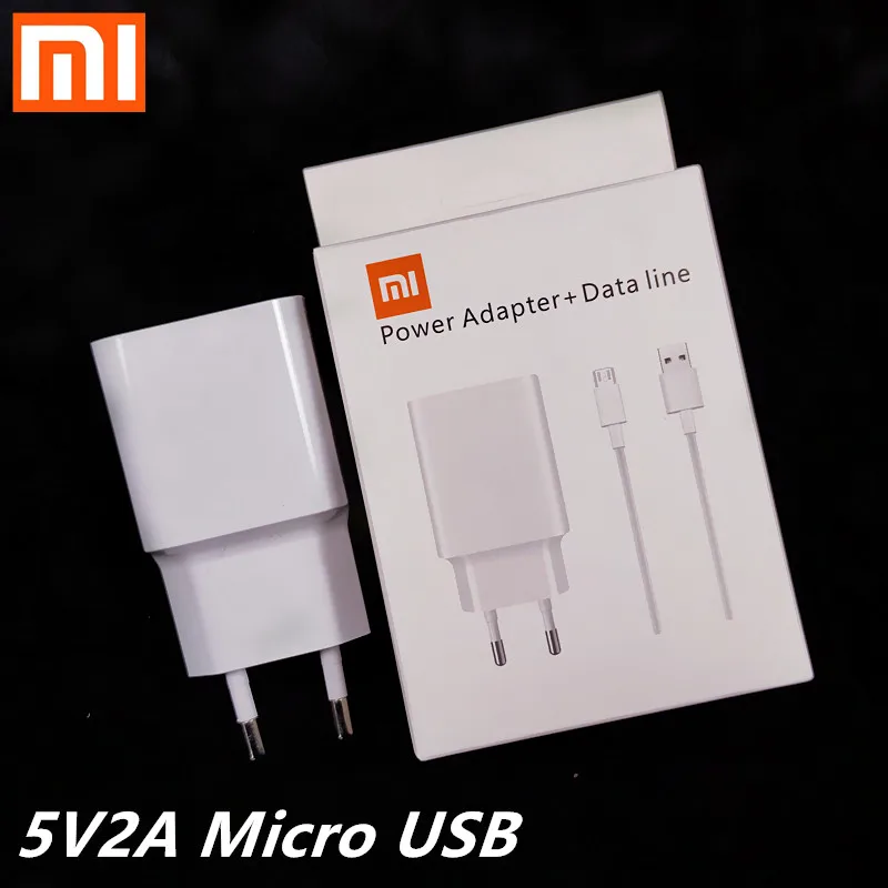 Оригинальное зарядное устройство xiaomi 10 Вт EU адаптер 5 в 2 а USB питания для 6X 4X 4C A2 Redmi