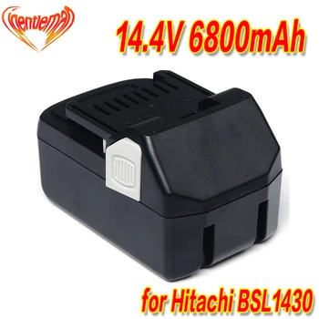 

6800mAh 14.4V Lithium Rechargeable Battery for Hitachi BSL1430 14.4v BSL1415 C14DSL CD14DSL CJ14DSL Power Tools Batteria