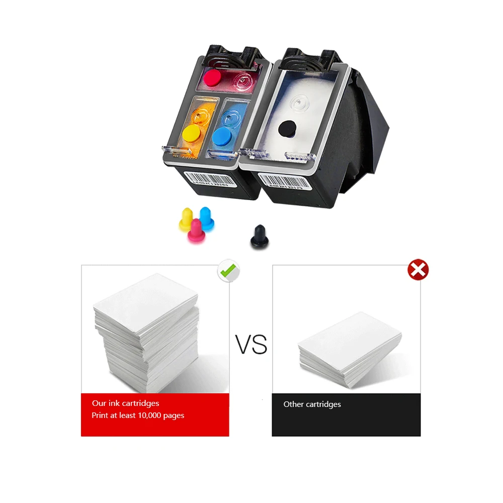 GraceMate 46 чернильный картридж совместимый для HP Deskjet 2020HC 2520HC 2025HC 2029 2529 картриджи