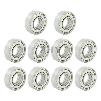 

10 Pcs Wheel Spare Parts 15mm ID 35mm OD Deep Groove Ball Bearings