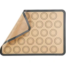 Пищевой силиконовый коврик для выпечки, высокотемпературный антипригарный коврик для выпечки, Противоскользящий коврик для выпечки 108 г