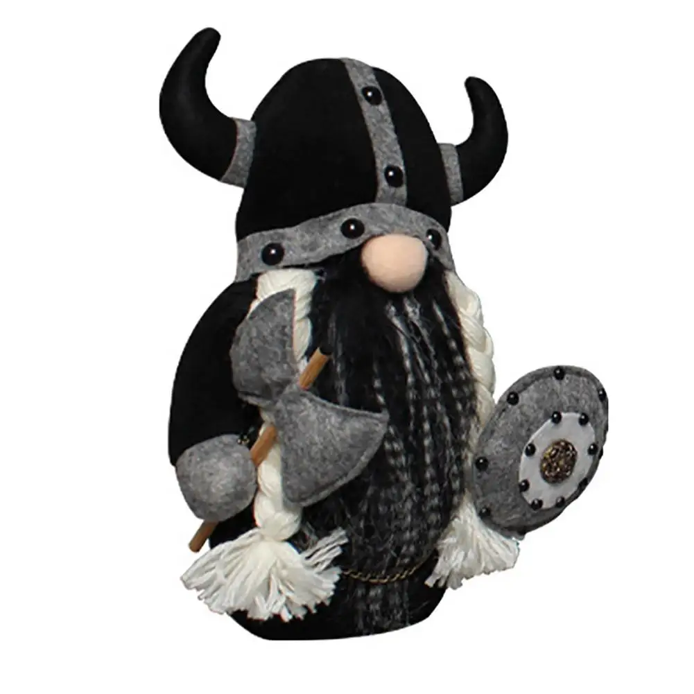 Viking Warrior Gnome Christmas Viking Plush Doll Medieval