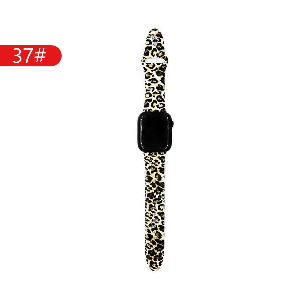 37 Ремешок для apple watch 5 4 ремешок 44 мм 40 мм correa iwatch 3 ремешок 42 мм 38 мм браслет силиконовый apple watch 5 4 3 2 1 Аксессуары для часов - Цвет ремешка: 37