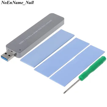 

Aluminum M.2 NVME to USB 3.1 Type A PCIE SSD HDD CNC Processing Enclosure M-Key SSD to USB-A Adapter Converter 1Set