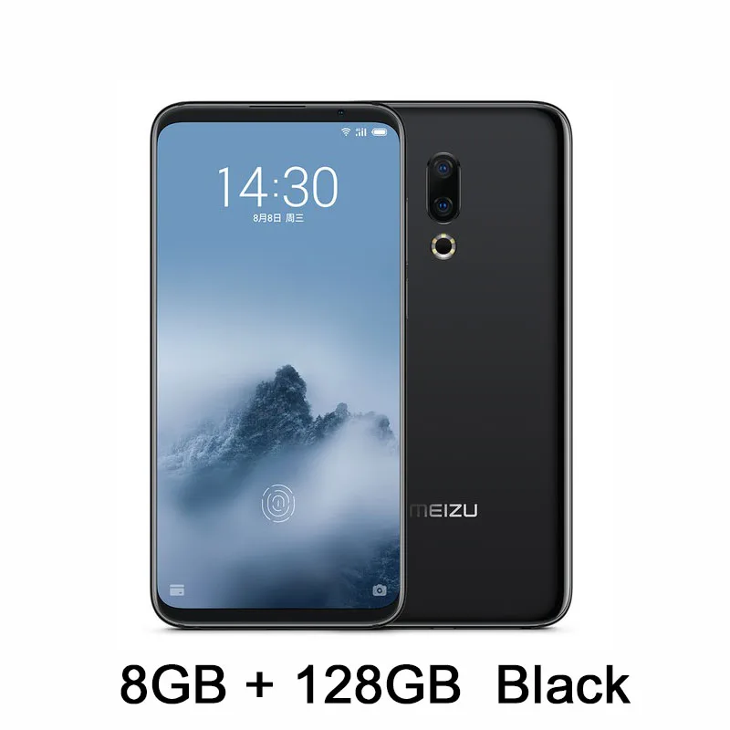 8GB 128GB-Black Meizu 16th Plus, Смартфон Snapdragon 845, двойная задняя камера 20 МП, фронтальная камера 6,5 дюйма, полноэкранный смартфон - Цвет: 8GB 128GB-Black