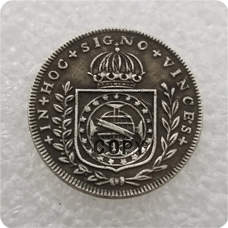 1824 Бразилия 80 рейс копия монет