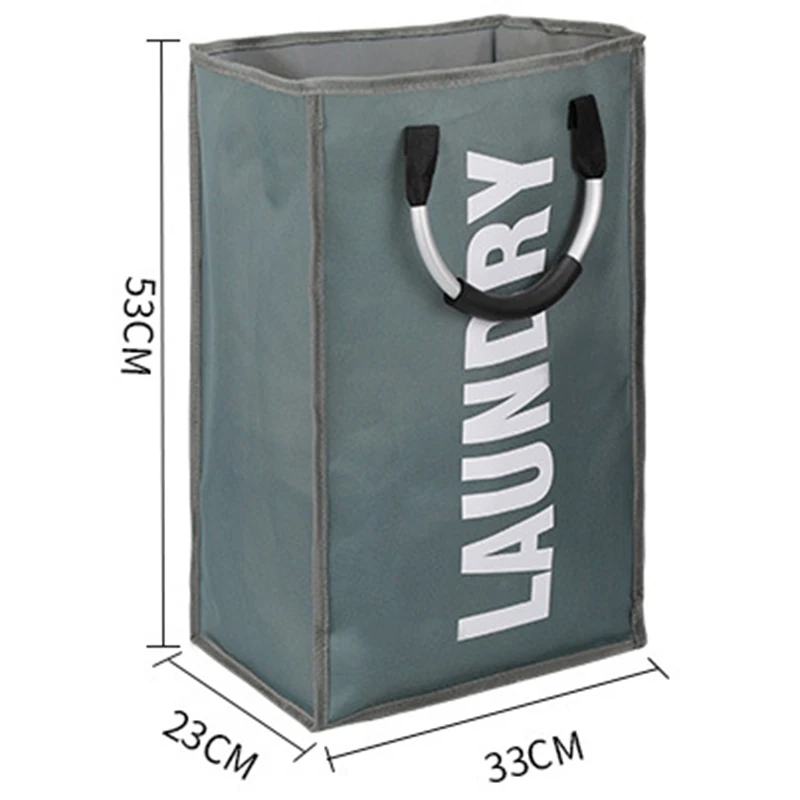 New Laundry Basket Dirty Clothes Storage Basket Hamper Foldable Oxford Cloth Laundry Basket Waterproof Basket in the Bathroom