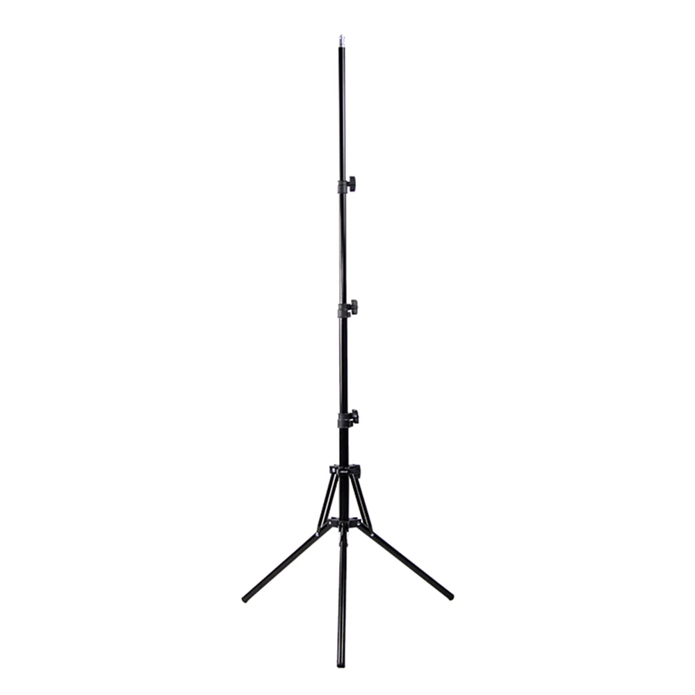 Reverse Folding Leg Light Stand Tripod Adjustable Height Four Sections Heavy Duty Aluminum Alloy Material 1/4 Inches Screw | Электроника