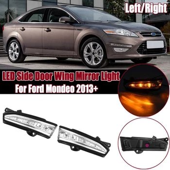 

DHBH-Transparent Lens Dynamic Sequential Blink Led,Door Wing Mirror Indicators Light for Ford Mondeo 2013-2020 LED Side Mirror L