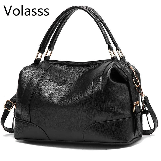 heno Agradecido escaldadura Big Leather Shoulder Bag Women | Women Handbag Leather Big - Women Leather  Bags - Aliexpress