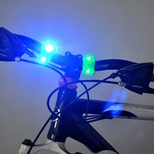 Велосипедный спорт Водонепроницаемый двойной светодиодный лягушка фонарь на открытом воздухе Ночная езда на велосипеде Детская безопасность Предупреждение света велосипедные фары TSLM1