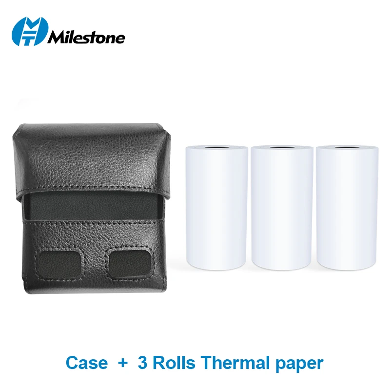 Milestone Impresora Termica Codigo De Barras 2021 New Printer принтер Portable Portátil  Mini Thermal Mi Machine USB Bluetooth