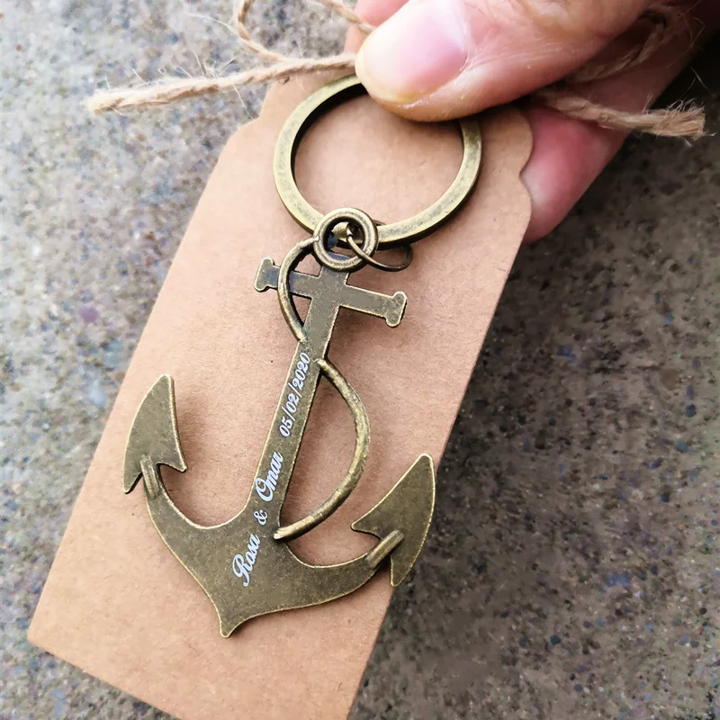 Tranbath Porte-clés Maritime Avec Voilier Et Ancre, Idées De
