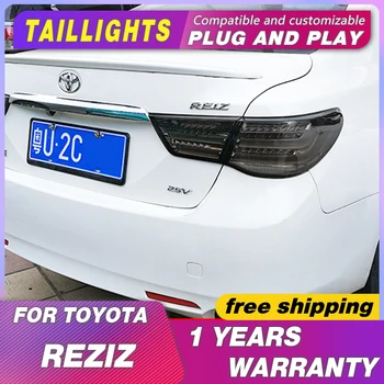 

car accessories For Toyota Reiz TailLights 13-15 Mark X LED Tail Lights Fog Lights Day Running Light DRL Tuning Cars Accessories