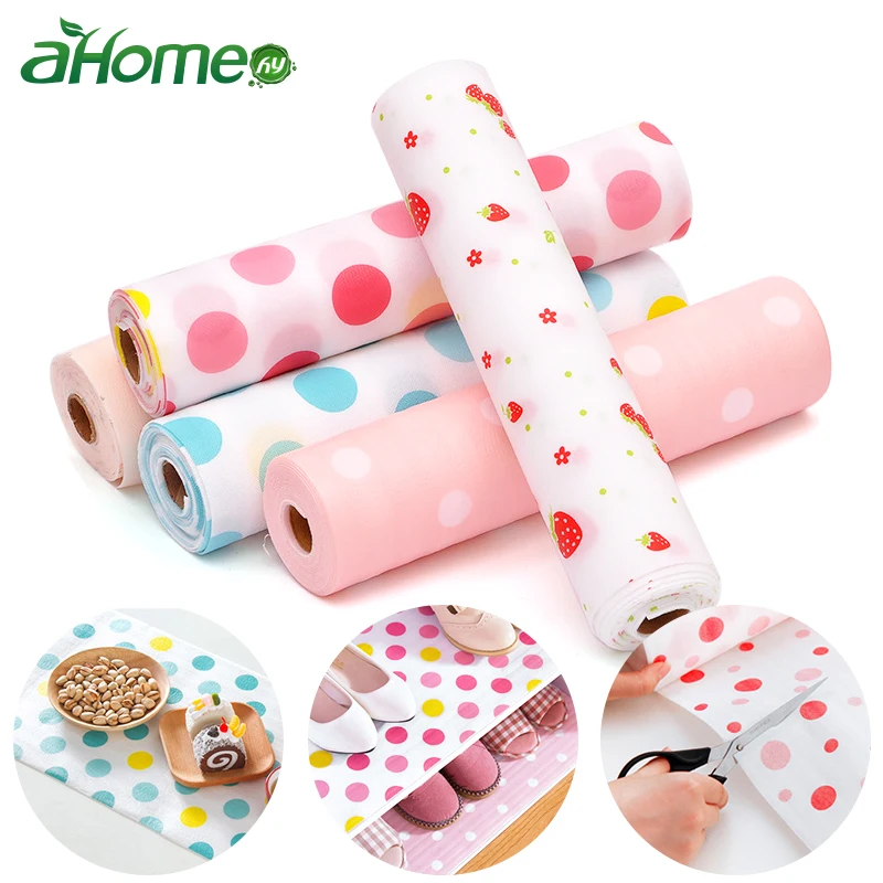

Reusable Drawer Mat Paper Cabinet Liner Moisture-proof Waterproof Dust Proof Non-Slip Kitchen Tailorable Table Shelf Liner Pad