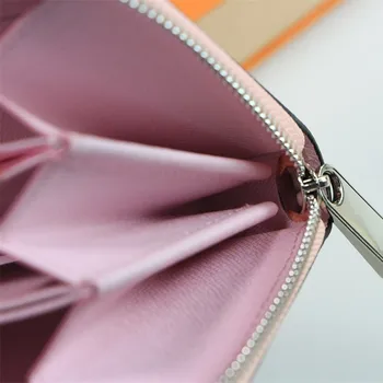 

Women's Luxury Designer Tie-dye Print Leather Long Zip Clutch Wallet Large Capacity Long Card Holder Organizer Purse Dust Bag