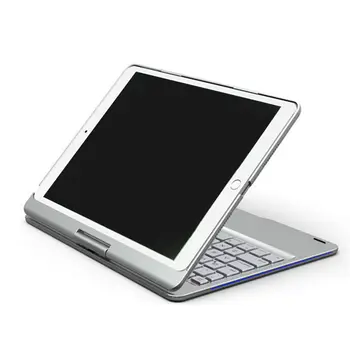 

For Ipad Pro 9.7 / 10.5 Inch 360 Degree Notebook Keyboard 7 Color Backlight Split Shell Wireless Bluetooth Aluminum Chassis