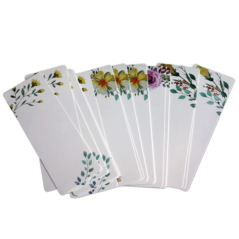 

40pcs/lot DIY Creative Retro Flower Bookmark Book Mark Message Cards Bookmarks