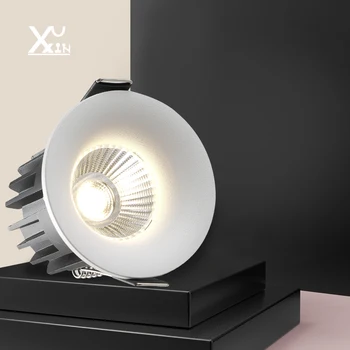 

LED Downlight Spot ligh focos led para casat AC85-265V Cree COB 10W Cut size 6cm