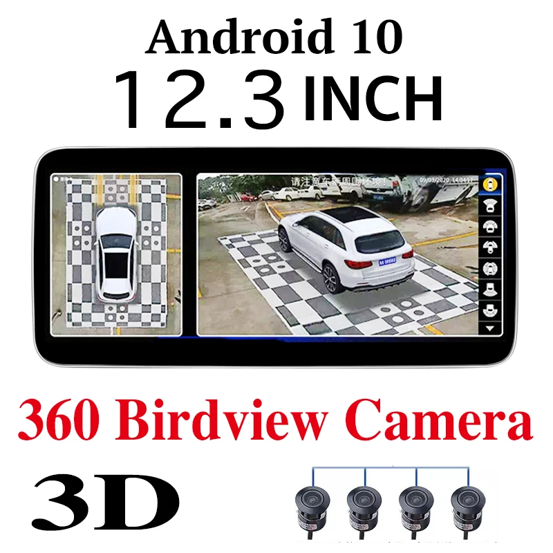 For Mercedes Benz G W463 G463 1997~2012 G63 G500 G320 NTG For AMG 360 BirdView Car Stereo Audio Navigation CarPlay GPS Navi