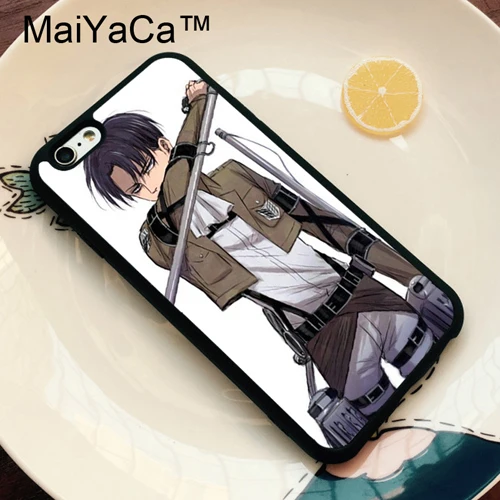 MaiYaCa Levi Ackerman атака на Титанов ТПУ Пластиковый чехол для телефона для iPhone 11 Pro MAX X XR XS MAX 6 6s 7 8 Plus 5S задняя крышка чехол - Цвет: 4623