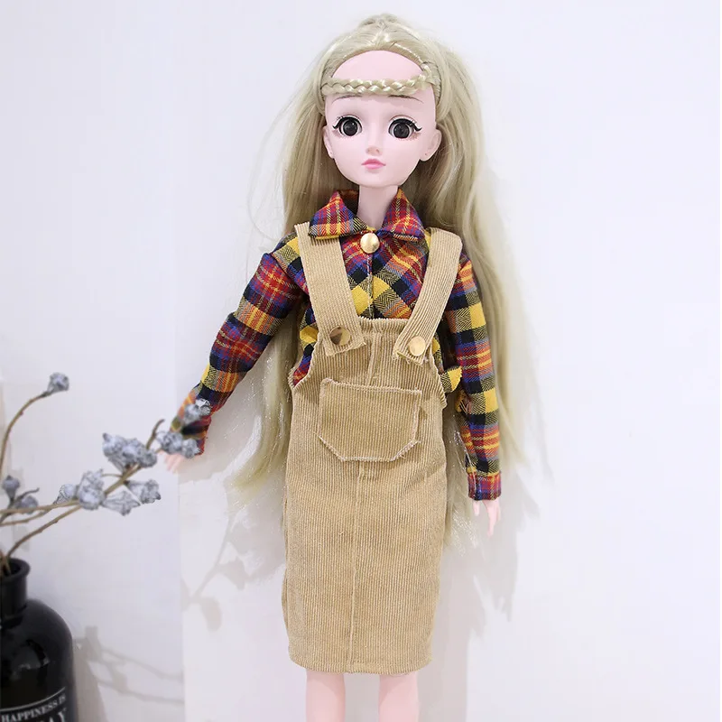 60 см BJD куклы подвижные Шарнирные тела повседневная одежда девочка кукла с обувью Аксессуары куклы игрушки для девочек подарок Принцесса Кукла