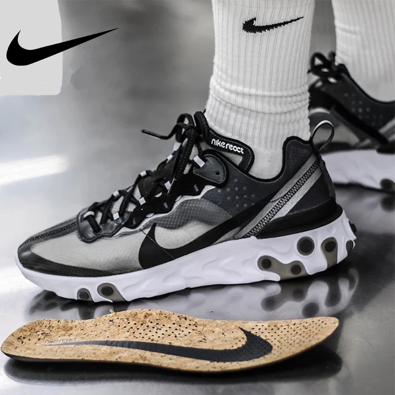 NIKE REACT ELEMENT 87 мужские кроссовки для отдыха мужские кроссовки для бега # Aq1090