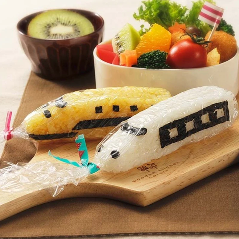 Маленький поезд форма для рисовых шариков Японский милый DIY ребенок Bento Суши Инструмент Мультфильм форма для риса Kichen аксессуары помадка торт плесень