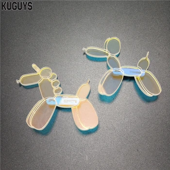 

2020 New Cute Iridescence poodle Brooches for Women Girl Kids Acrylic Jewelry Collar Dog Brooch Bag Pins
