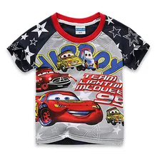 Детская одежда, готовая напрямую от производителя, модных футболок для мальчиков в Корейском стиле, летняя детская одежда