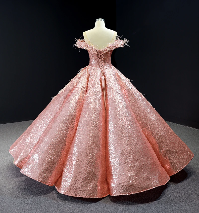 J66936 jancamber vestidos quinceanera бальное платье с открытыми плечами, на шнуровке, с блестками, платье из органзы