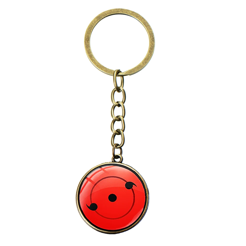 SONGDA Uchiha Clan Rinnegan Sharingan брелок для ключей в форме глаза Аниме Наруто Саске Итачи Какаши Косплей брелок цепочка Мода Аниме подарок - Цвет: Style 20