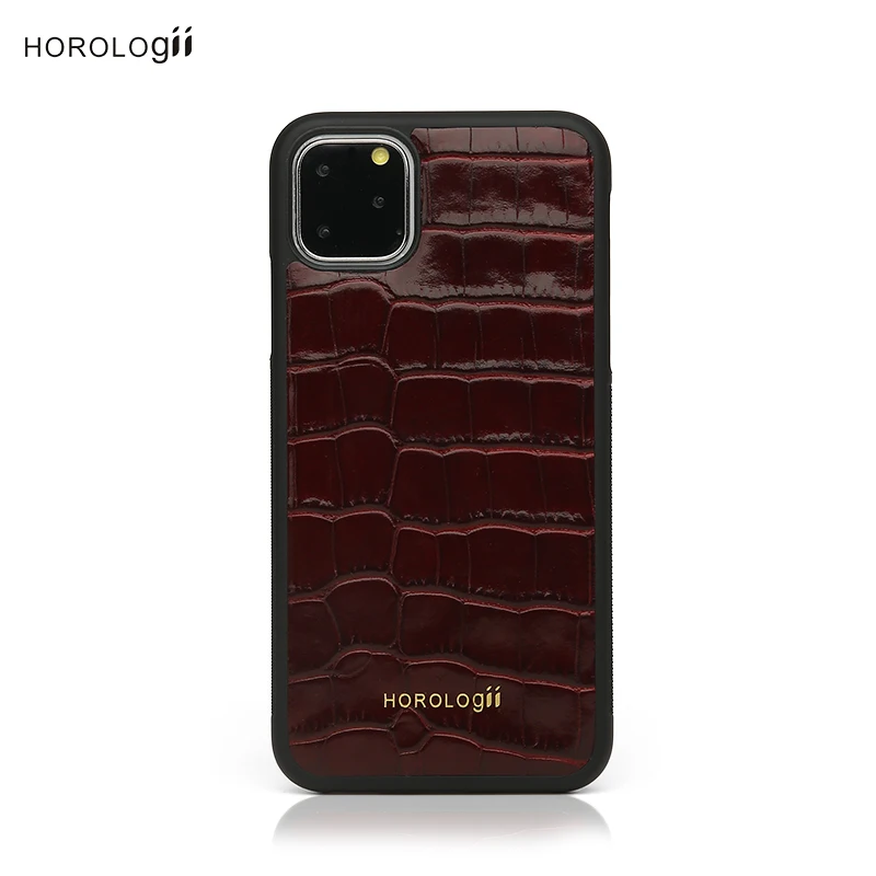 Horologii Заказной держатель для телефона для iphone X 11 чехол итальянские кожаные аксессуары подарочный набор наполовину завернутый чехол дропшиппинг сервис
