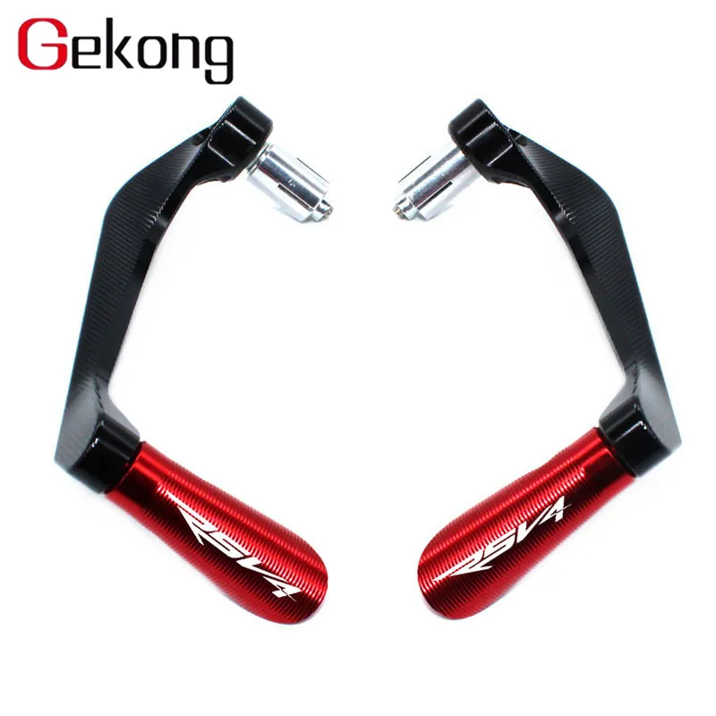 Red Для Aprilia RSV4 RF RSV MILLE/R 2004-2008 мотоциклетные ЧПУ ручки на руль тормоза рычаги сцепления защита - Цвет: Red
