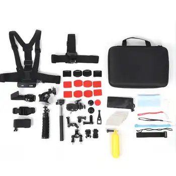 

Portable 25 in 1 Action Camera Tool Set Accessory Chest Belt Bracket Selfie Stick Action Camera Accessories