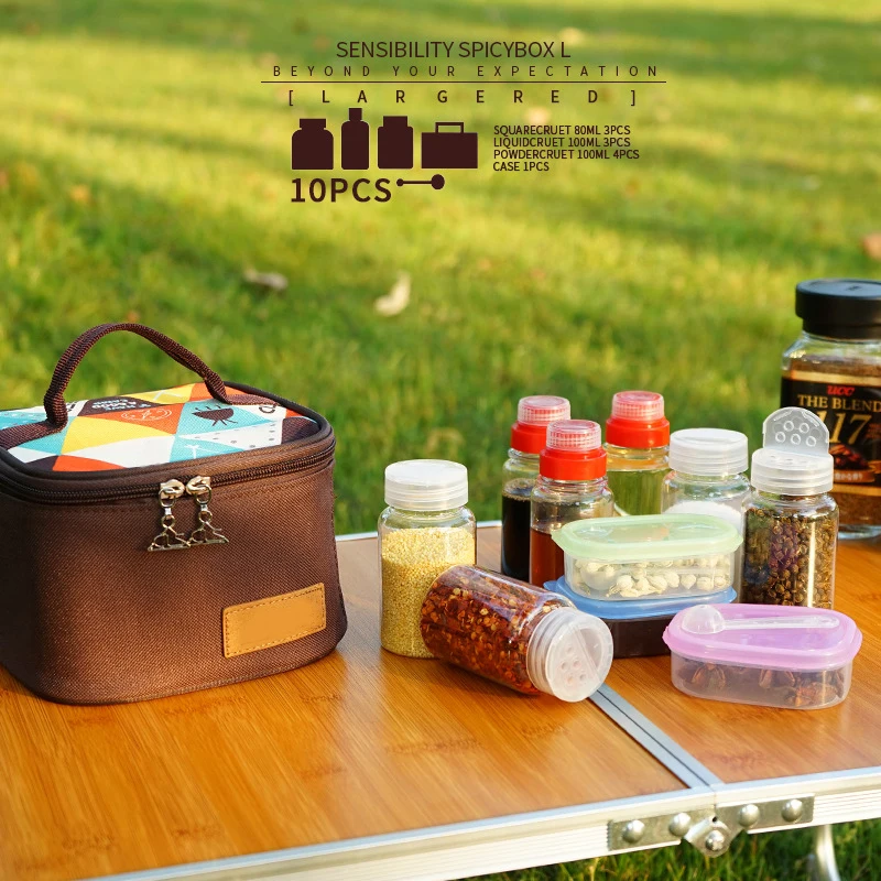 New Outdoor Seasoning Bottle Set Barbecue Seasoning Bottle Portable