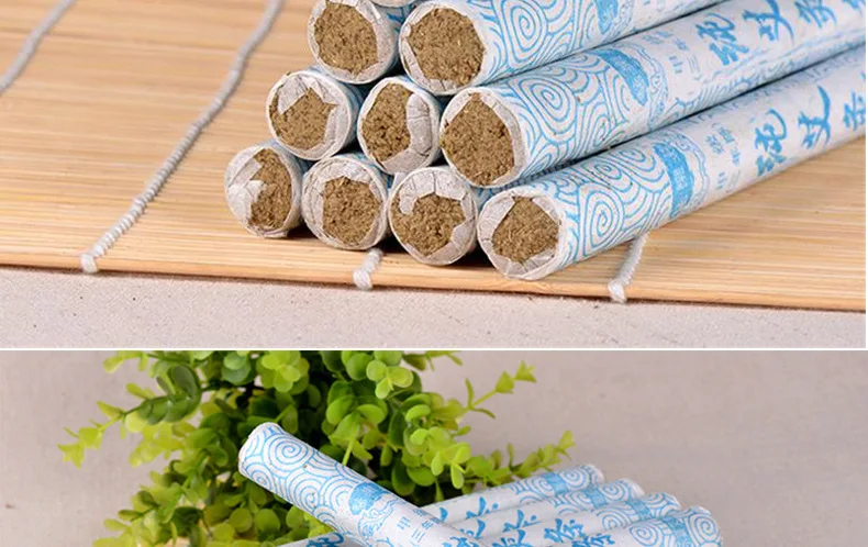 Moxa Stick Manufacturers Wholesale Three Years Chen Ai Article Wild Wormwood Moxibustion Article Processing Customizable Moxibus
