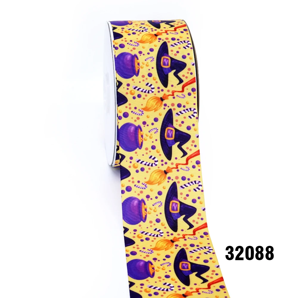 32088 50 ярдов мультфильм напечатанный grosgrain ленты 32065 - Цвет: 32088