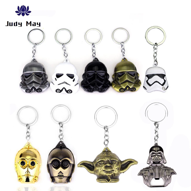 Metal Keychain Star Wars Jewelry Storm Trooper Darth Keychain Jewelry Storm Trooper