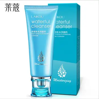 

100G Waterful Facial Cleanser Nourishing Cleanser Foam Moisturizing Face Wash Anti-Spots Marks