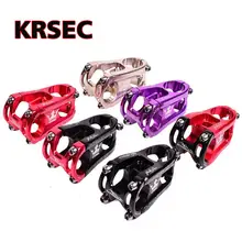 Bike Stem KRSEC 31.8*28.6*50mm MountainBike Cycling Aluminium Alloy CNC Bicycle Stem MTB Cross Country Road Bike Accessories