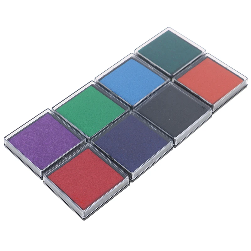 

1Pc DIY Cute Kawaii Plastic Ink Pad Stamp Inkpad For Decoration Photo Album Scrapbooking Inkpads Random Color