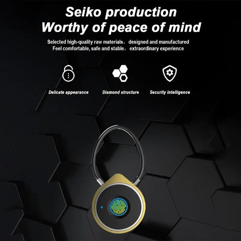 S9 смарт-замок без ключа для отпечатков пальцев Bluetooth APP/разблокировка отпечатков пальцев безопасный замок Портативный Умный Замок для гаражной двери чехол коробка