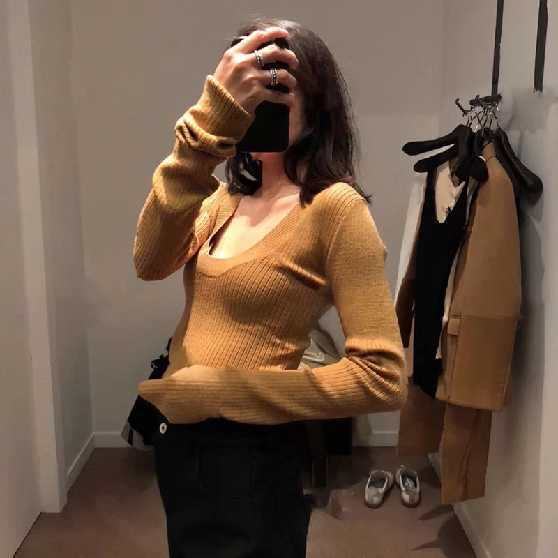 TWOTWINSTYLE облегающие женские спортивные костюмы с круглым вырезом и длинными рукавами, элегантный Трикотажный костюм с шортами женская модная летняя одежда