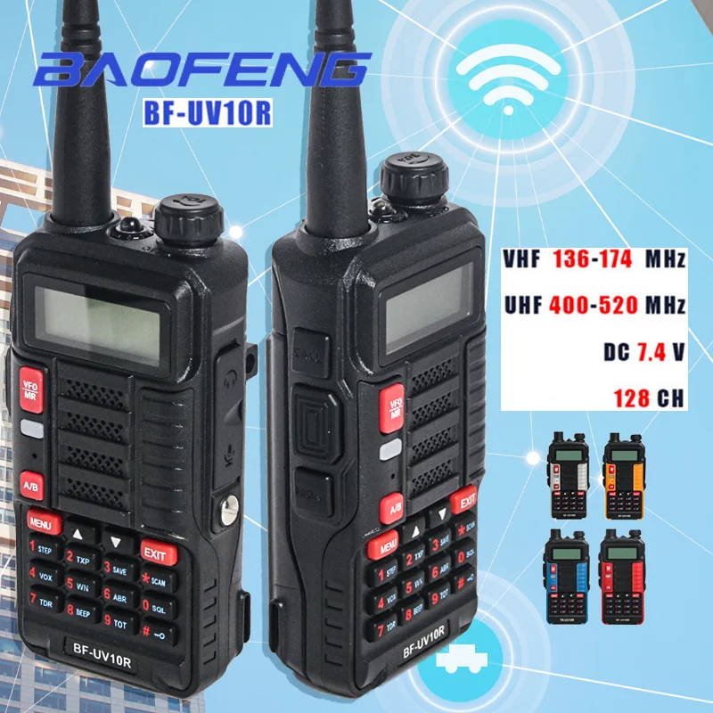 2021 Hot Walkie Talkie Baofeng UV-10R BF-UV10R Dual Band Two Way CB Ham Radio High Power Long Range Standby Time Noise Reduction | Мобильные