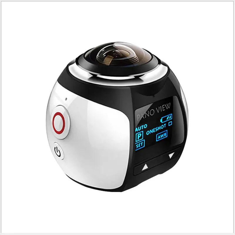 

360VR Panoramic Sports Camera Wifi Mini 2448*2448 Ultra HD Panoramic Camera Outdoor 30m Waterproof DV Recorder
